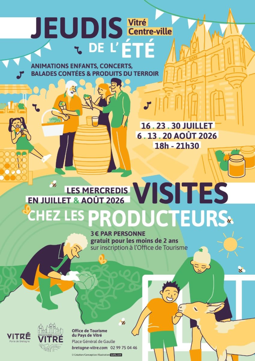 Affiche Jeudis de l'Été et Visites chez les Producteurs 2026