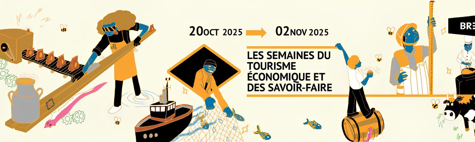 Bannière Semaines du Tourisme Economique et des Savoir-Faire 2025 ©BahZou