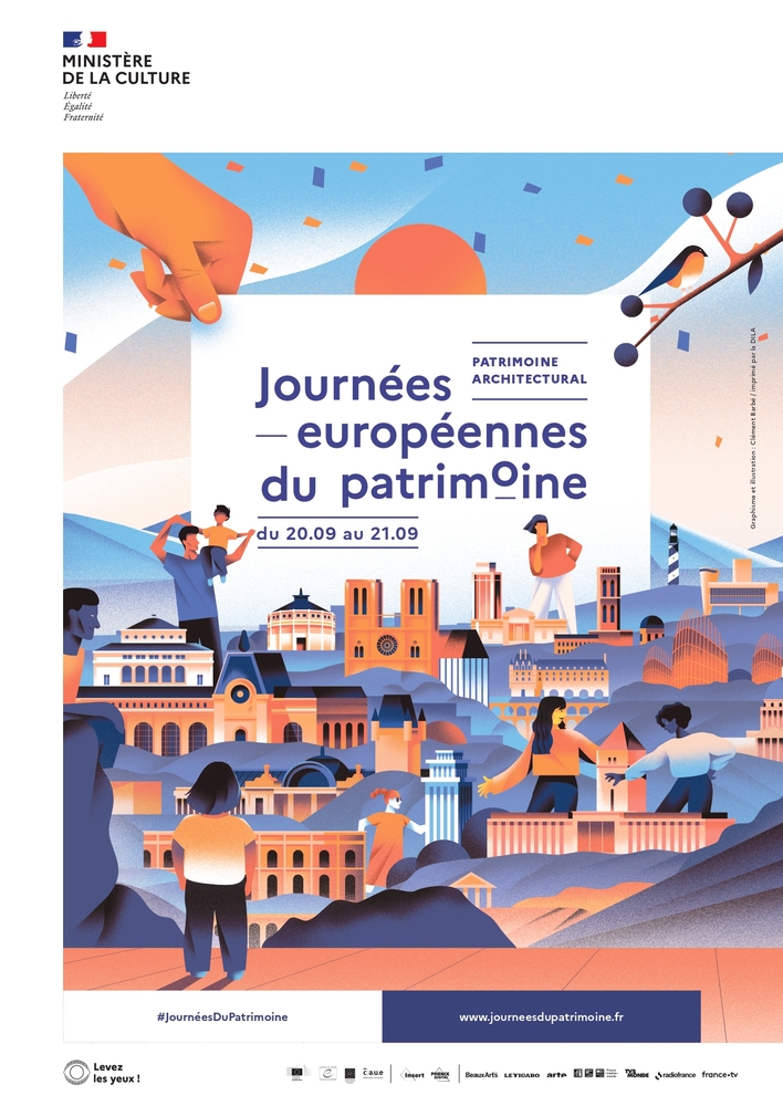 Affiche Journées du Patrimoine 2025 ©Ministère de la Culture
