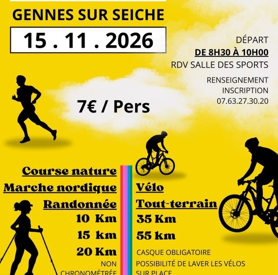 Téléthon Gennes sur seiche