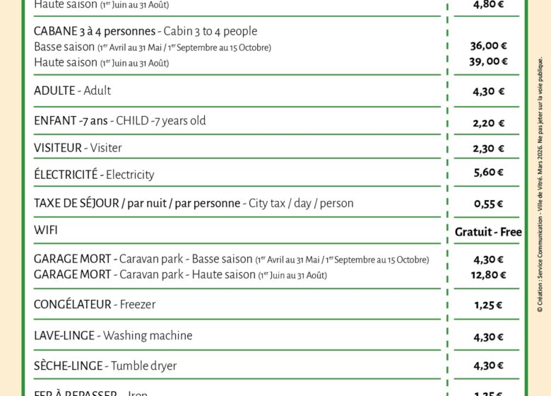 Camping Municipal de Vitré