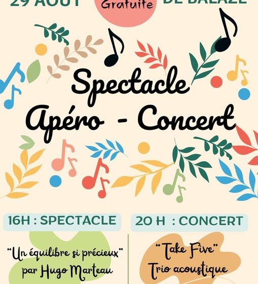 Spectacle-apéro-concert à Balazé