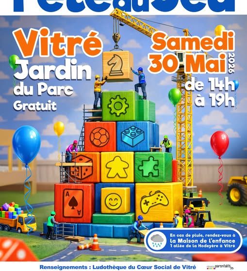 Fête du jeu au jardin du parc de Vitré