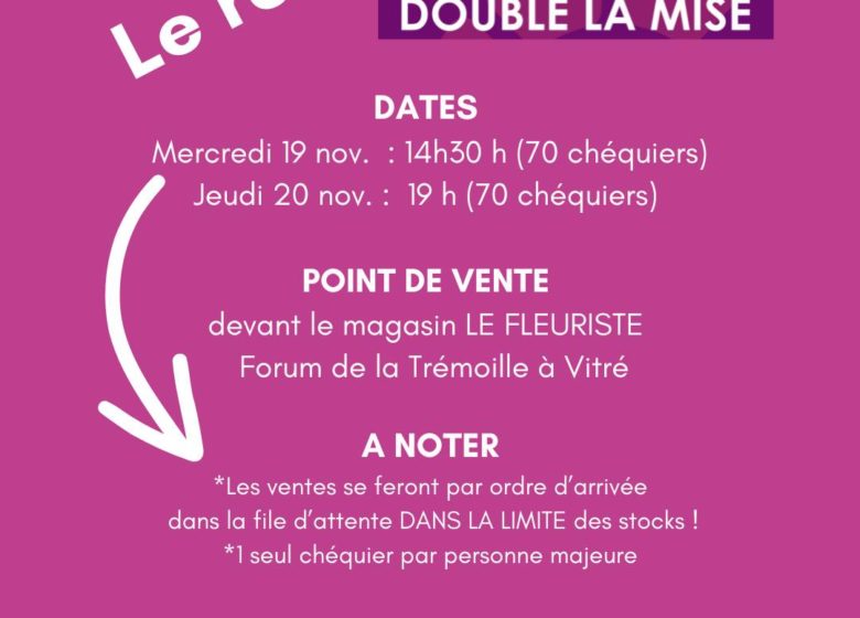 Vitré Atout double la mise