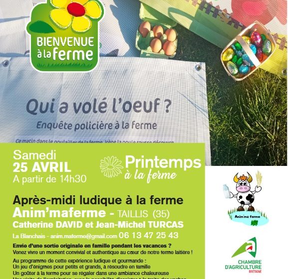 Après-midi ludique à la ferme