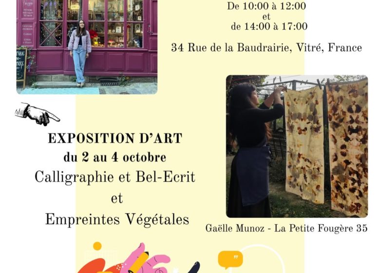 Journées Nationales des Artistes 2026 – Atelier Valse de l&rsquo;encre