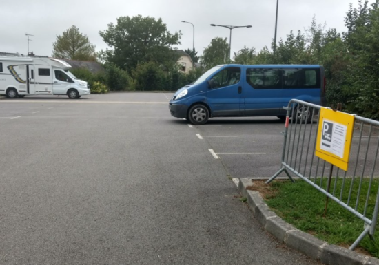Aire de stationnement à Vitré