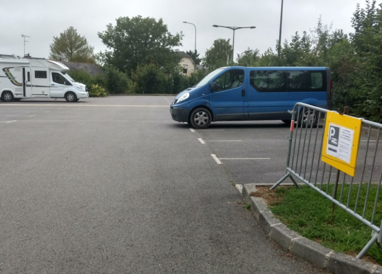 Aire de stationnement à Vitré