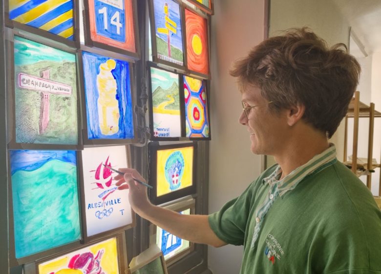 Atelier vitraux sur papier