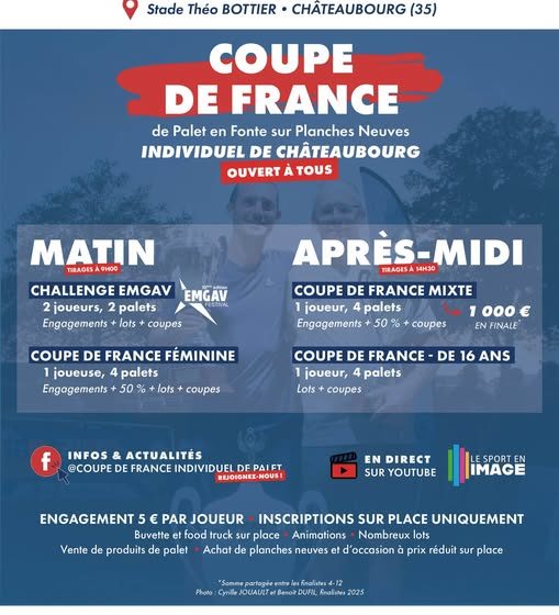 Coupe de France de palet en fonte