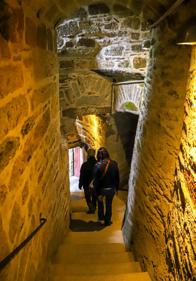 Les lieux secrets de la forteresse