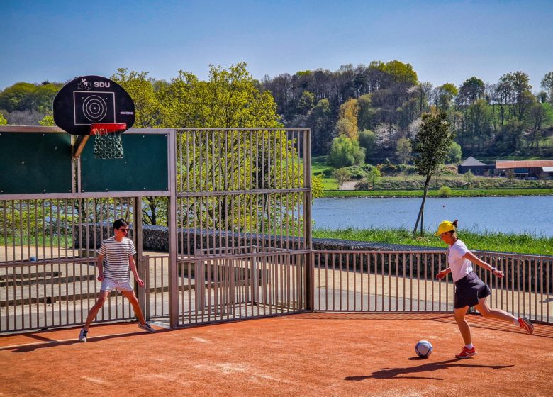 Activités terrestres à la base de loisirs de la Haute-Vilaine