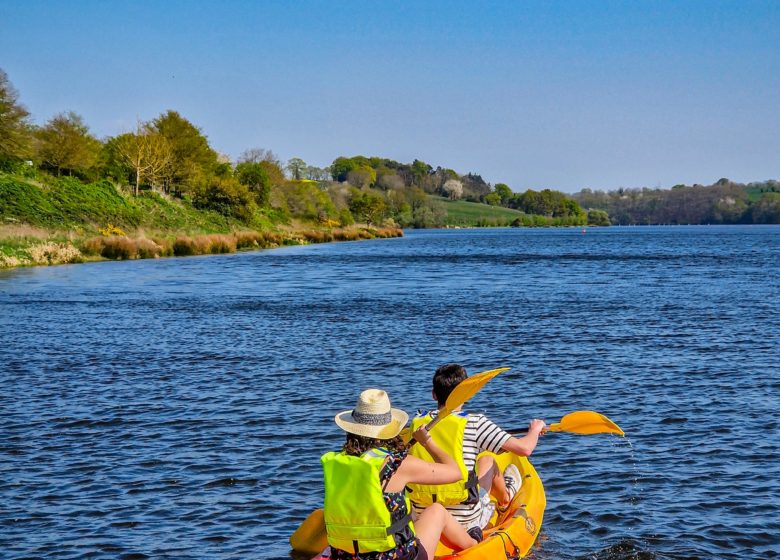 Activités nautiques à la base de loisirs de la Haute-Vilaine
