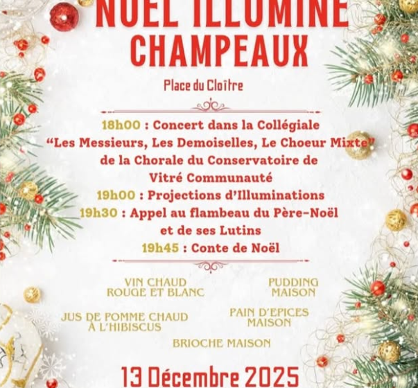 Noël illumine Champeaux