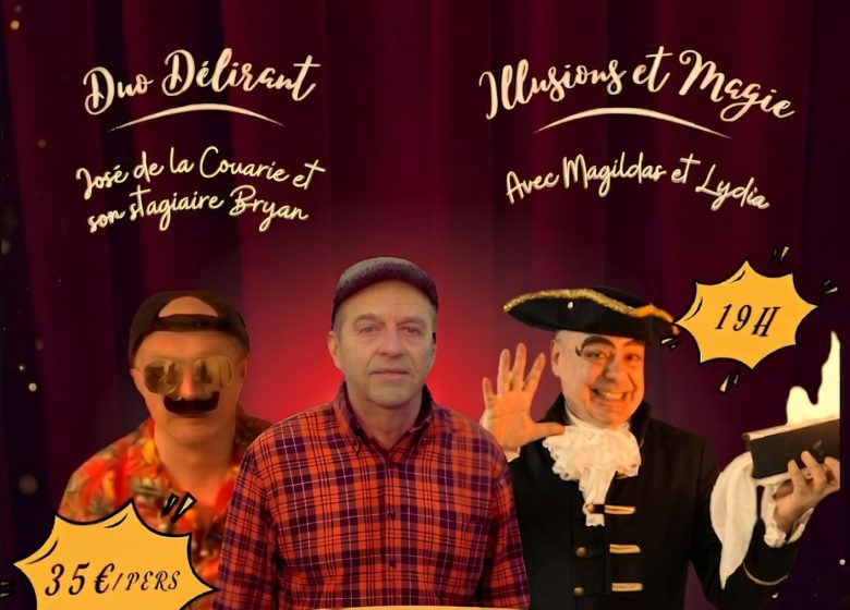 Spectacle d&rsquo;humour et de magie