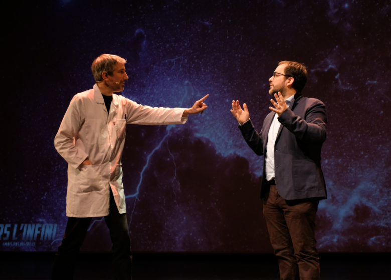 Spectacle d&rsquo;humour « Vers l&rsquo;infini (mais pas au-délà) » – COMPLET