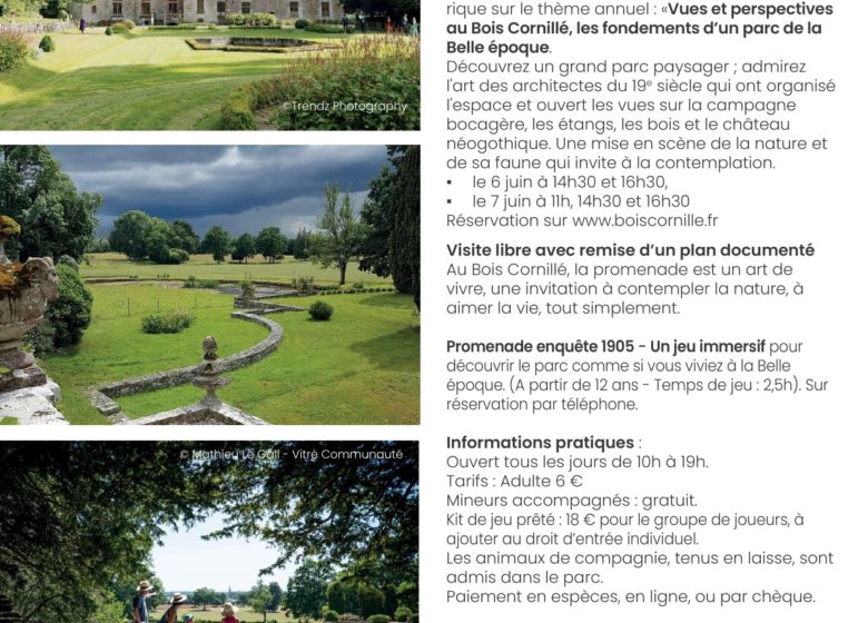 Rendez-vous aux jardins – Bois Cornillé