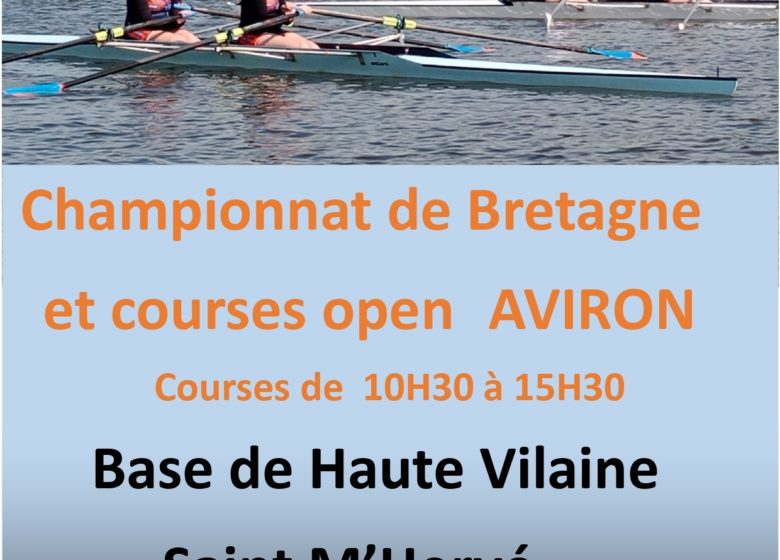 Championnat de Bretagne et course open aviron