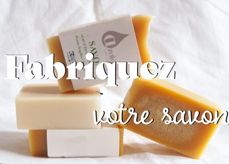 Fabrication de savon au lait d’ânesse