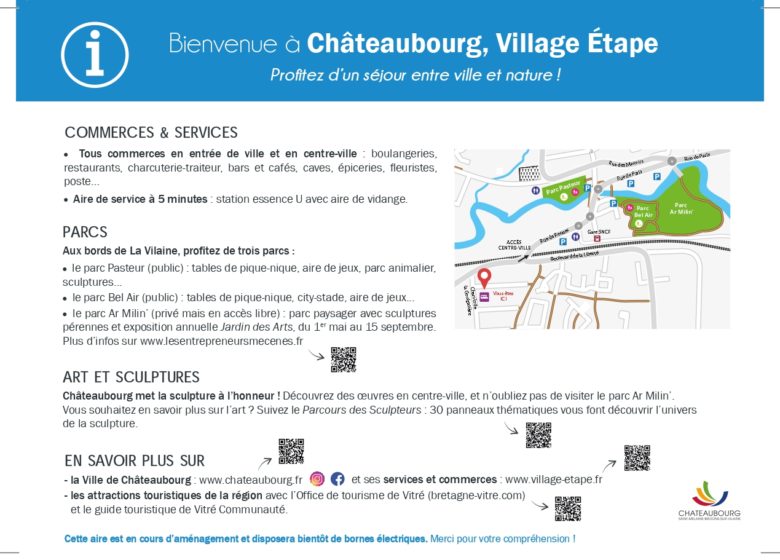 Camping-car area of ​​Châteaubourg